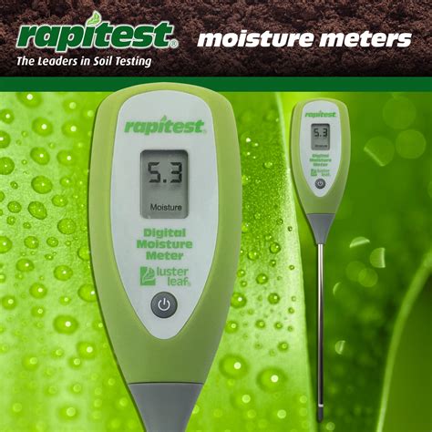 custom rapitest moisture meter not working|rapitest digital moisture meter chart.